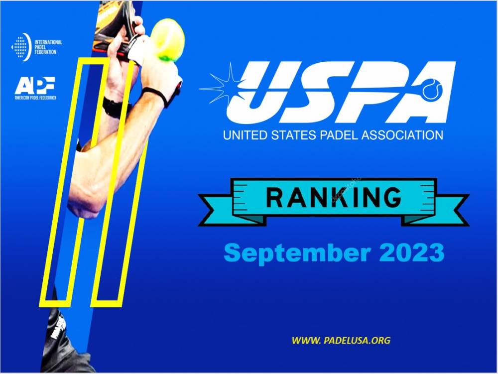 USPA Player Rankings September 2023